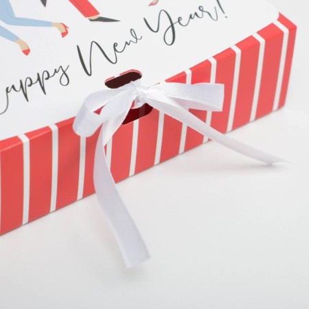 Happy Ny Gift Folding Box, 20 x 18 x 5 cm, New Year-1