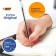 A set of ballpoint pens 10 pieces, BIC "Cristal Original", 1.0 mm node, blue ink, transparent case