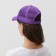 Baseball cap with minaku grid, violet, rn 56-58