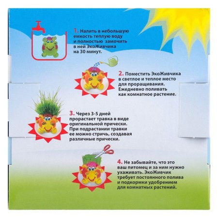 Growing gift Eco -Zhizhivchik "Turtle" in gift package mix-10