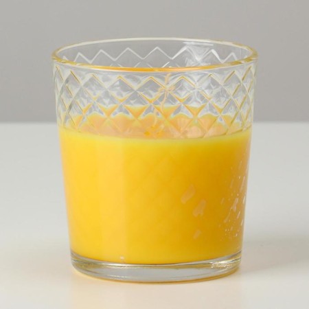 Aromatic candle in a glass "juicy mango", gift packaging, 8x8.5 cm, 30 hours-1