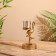 Flamino candlestick aluminum 10x12x19 cm