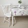The tablecloth on a non -woven base is reusable with a lavender box, 135 × 110 cm, the color is gray