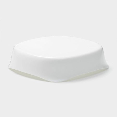 Baking form Luminarc Smart Cuisine Carine, D = 23 cm, square, glass ceramic, white-3