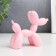 Souvenir Polystone "Air Ball - Dog" Direct pink 8x10x4 cm