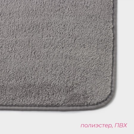 House mats “Soft”, 50 × 80 cm, gray color-2
