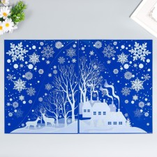 A set of decorative stickers 