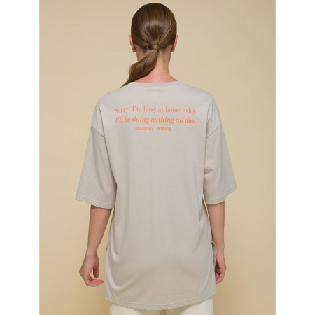 Female T-shirt, size 46, light gray color-2