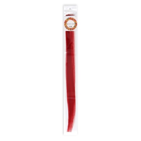 Local Locom, straight hair, clock, 50 cm, 5 g, red color-6
