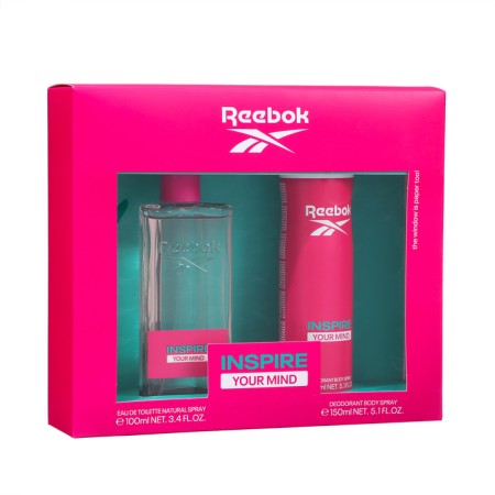 Female set Reebok Inspire Your Min: toilet water, 100 ml + deodorant, 150 ml-3