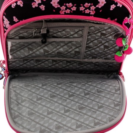 Frame backpack 36 x 28 x 11 cm, Across 198, filling: bag, purple ACR22-198-5-8