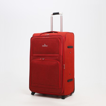 Big suitcase 28 ", a lightning department, code castle, 3 wheels, 2 outer pockets, red color