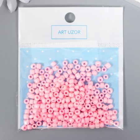 Round beads 6/0 "Pink" 20 g-2