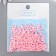 Round beads 6/0 "Pink" 20 g