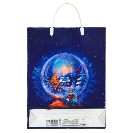 Package Gift soft plastic "New Year's commotion" 140 μm bag 40 x 30 x 9 cm-1
