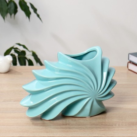 VAZA Ceramics Table "sea breeze" shell, 17x25 cm, mix