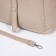 Luggage bag on lightning, 2 outer pockets, beige color