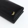 Women's wallet on magnets, black color