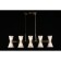 Suspended chandelier Elinor E14 400W