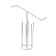 Shampoo for a tandoor ’’ hanging ’’ d-12 x H-40 cm, 6 skewers, shampoo length 27 cm