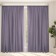 Set of curtains "Canvas", size 270x300 cm, 2 pcs, purple color