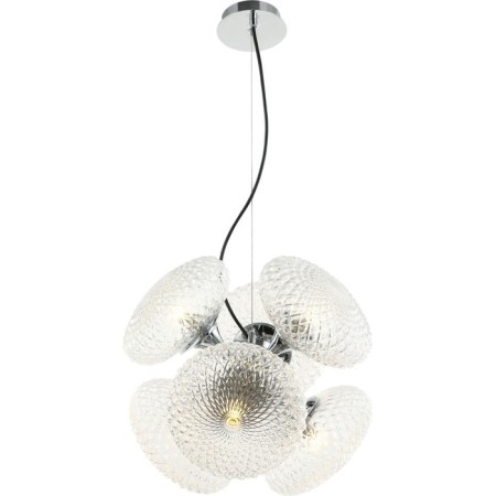 Hungry chandelier Roxie 6xg9 LED 5W, size 36.5x36.5x40-150 cm, color chromium