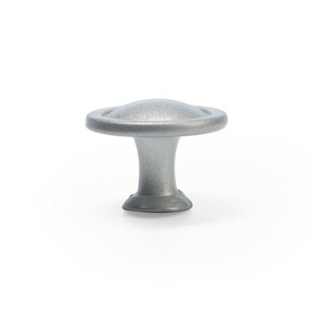 Handle button tundra RK118SN, d = 30 mm, matte nickel-1