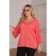 Female jumper, size 52, coral color