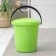 A bucket with a fixing lid and drain, 10 l, color mix