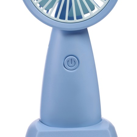 Gift set fan and umbrella, blue-8