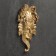 Suspended decor "Venetian mask No. 1" 27x14cm, bronze