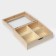 Box for storing tea bags "Ceylon", 4 cells, 16 × 13.8 × 6.5 cm