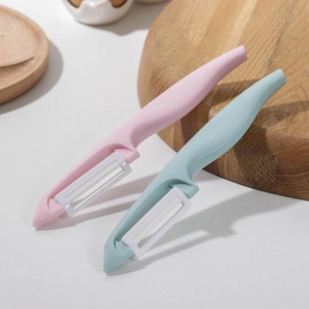 Vegetable cleaning ceramic share "Venice", 17 cm, color mix-5