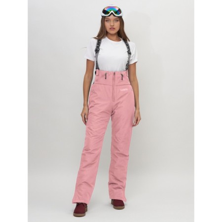 Ski -loving trousers, size 42, pink color