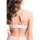 Erotic Bralett Karen, with open breasts, white color, size 42-44