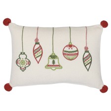 Decorative pillow with Christmas decorations New Year Essential, size 30x45 cm