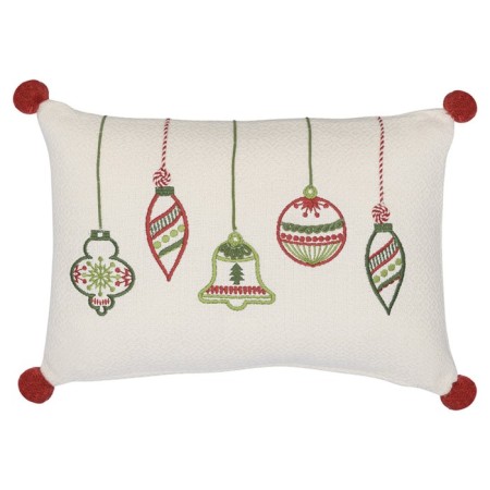 Decorative pillow with Christmas decorations New Year Essential, size 30x45 cm