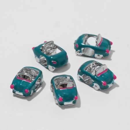Talisman "Machine", the color is pink green in black silver-1