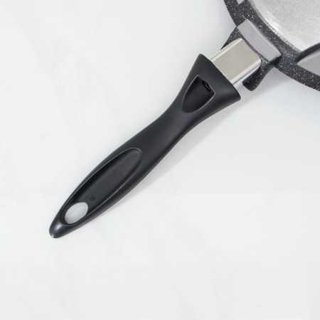 Slot "Personnel", D = 23 cm, plastic handle, anti -stick coating, black color-9
