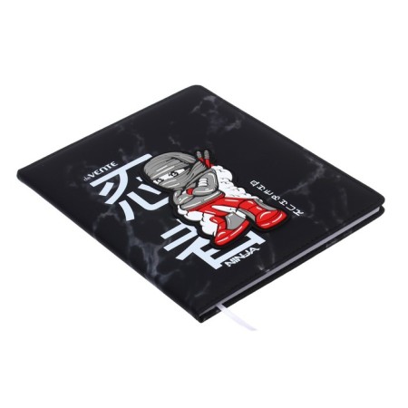 The universal diary of the 1-11 class Ninja Warrior, a hard cover with foam rubber, artificial leather, lies, block 80 g/m2-1