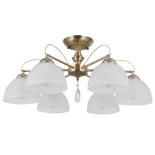 Ceiling light Gerhort G11091/6AB WT, 6x40W, E27, 27x60x60 cm, bronze color