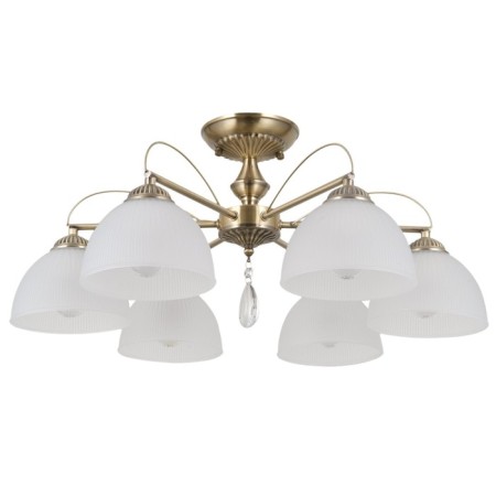 Ceiling light Gerhort G11091/6AB WT, 6x40W, E27, 27x60x60 cm, bronze color