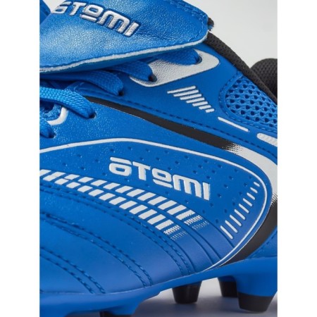 Beats football ATEMI SD300 MSR, synthetic leather, blue color, size 45-6