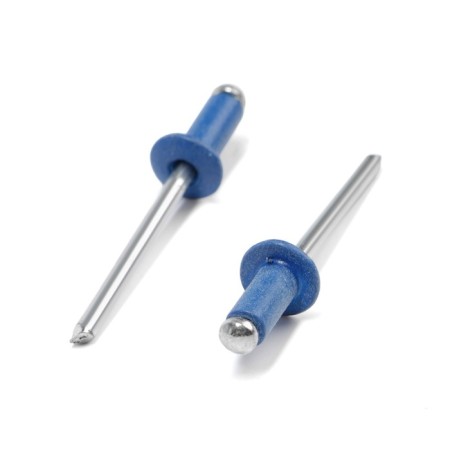 Rolls of the tundra krep, exhaust, aluminum-old, 4x10 mm, blue, 50 pcs-2