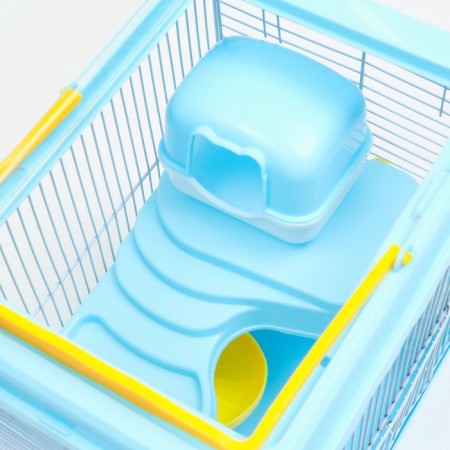 The cage for rodents "Pigzon", 27 x 21 x 27 cm, blue-6