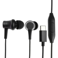 Headphones CB-53, wired, vacuum, microphone, 1 m, Type-C, black