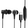 Headphones CB-53, wired, vacuum, microphone, 1 m, Type-C, black
