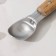 A spoon for ice cream “Lumberjack”, stainless steel, chrome color