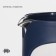 Teapot Hot French - Magistro press "Helsinki", 600 ml, glass, dark blue color
