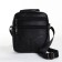 Male bag on lightning, long belt, black color